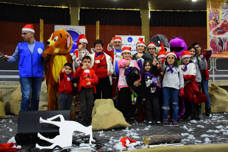 Saint Vincent de paul celebrating Christmas at Jesus & Mary school